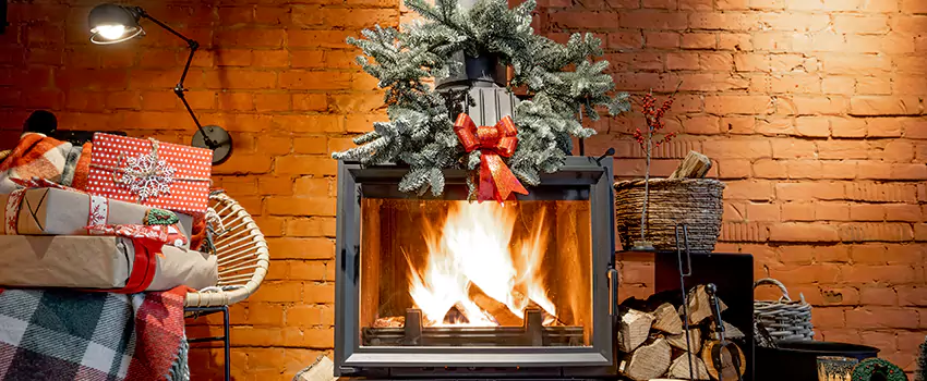 Travis Industries Linear Gas Fireplace Installation in Clemmons, North Carolina