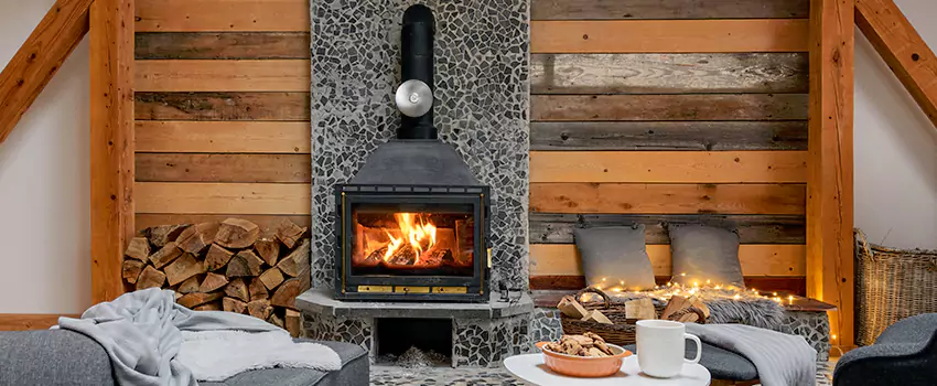 Thelin Hearth Products Direct Vent Gas Stove Fireplace Inspection in Clemmons, North Carolina